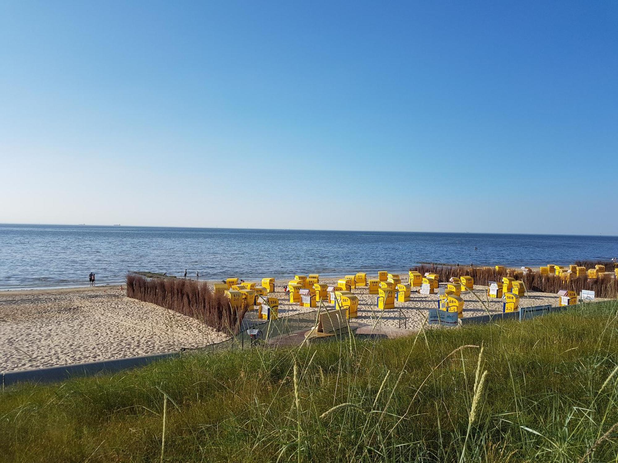 Gemuetliches Apartment Direkt Am Strand Cuxhaven Exterior photo